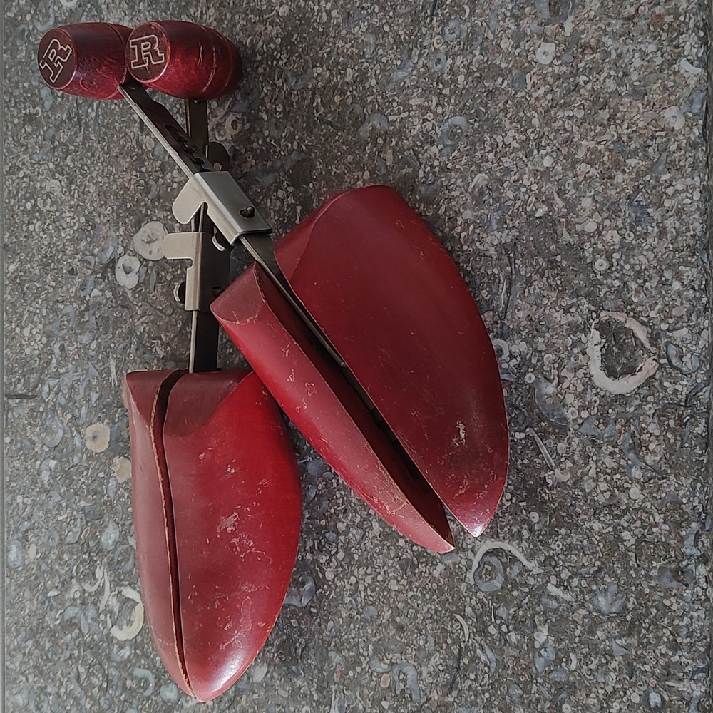 Vintage '60s Rochester Red wooden shoe tree stretcher